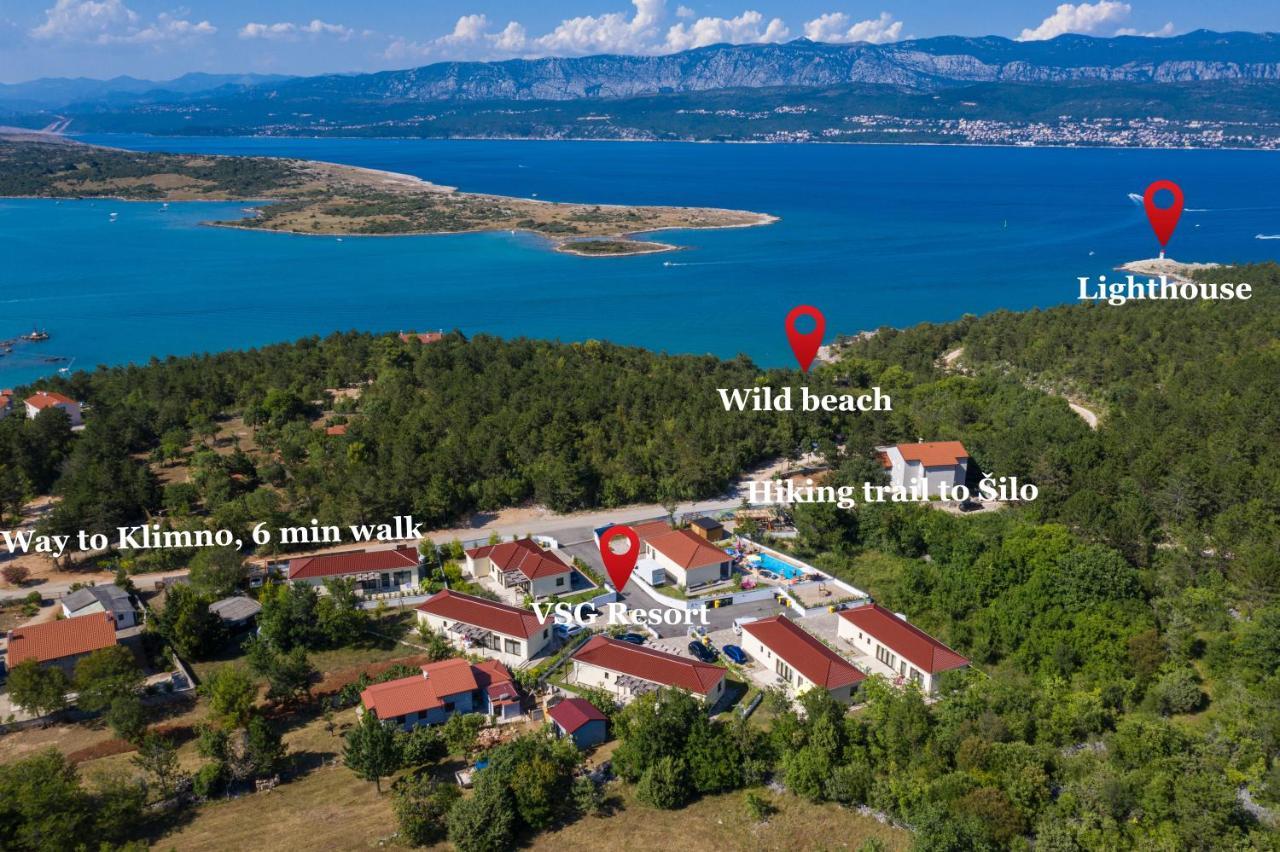 Vsg Resort - Relaxing Apartments, 200M From The Sea, With Pool, Sauna & Jacuzzi Klimno Kültér fotó